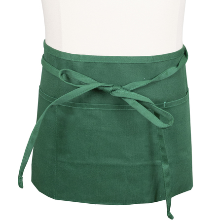 CHEF REVIVAL Chef 24/7Front-of-the-House Waist Apron - Kelly Green 605WAFH-GN